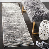 Safavieh Lurex 100 2'-0" x 10'-0" Rug in Black / Grey