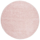 Safavieh Madrid Shag 200 5'-3" x 5'-3" Rug in Blush