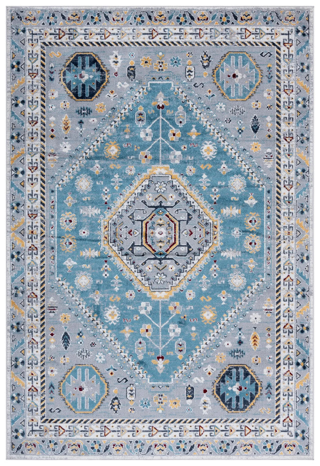 Safavieh Bayside 4'-0" x 6'-0" Rug in Blue / Grey