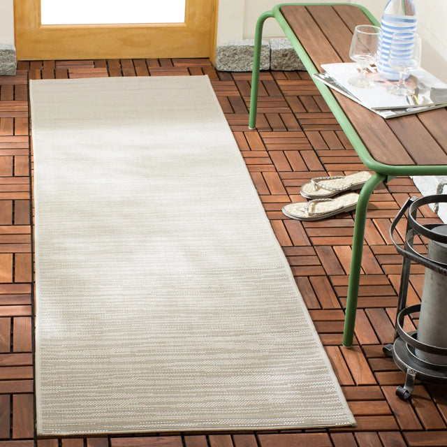 Safavieh Courtyard 2'-3" x 10'-0" Rug in Light Grey