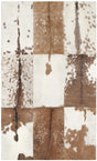 Safavieh Studio Leather 3'-0" x 5'-0" Rug in Beige / Brown