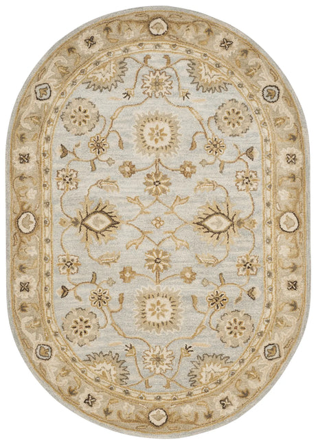 Safavieh Antiquity 4'-6" x 6'-6" Rug in Light Blue / Sage