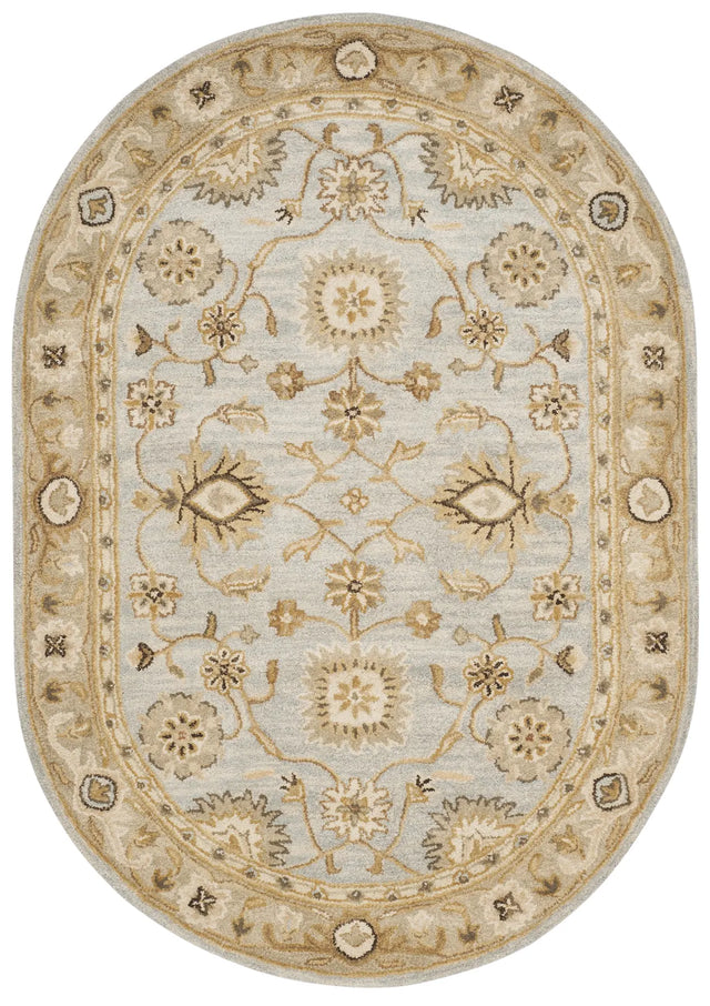 Safavieh Antiquity 4'-6" x 6'-6" Rug in Light Blue / Sage