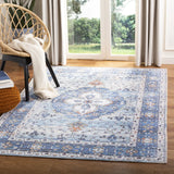 Safavieh Saffron 4'-0" x 6'-0" Rug in Blue / Ivory