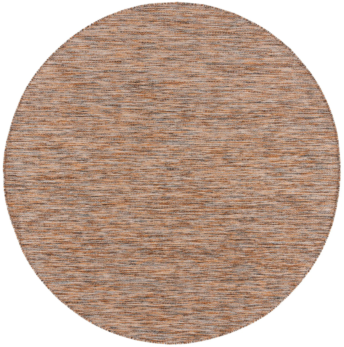 Safavieh Courtyard 6'-7" x 6'-7" Rug in Dark Grey / Rust