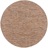 Safavieh Courtyard 6'-7" x 6'-7" Rug in Dark Grey / Rust