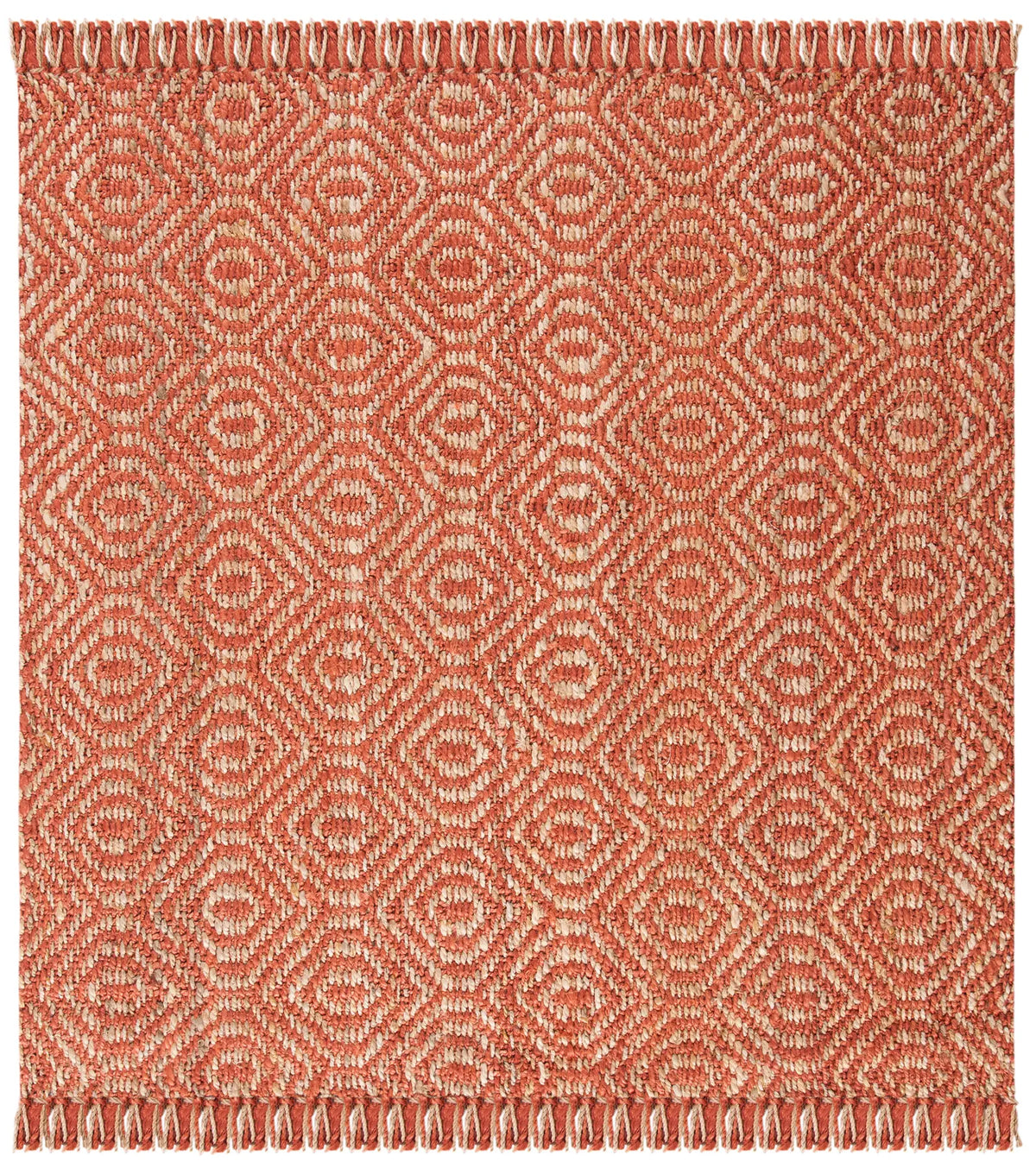 Safavieh Natural Fiber 6'-0" x 6'-0" Rug in Rust