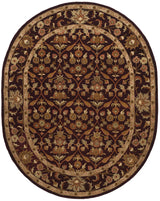 Safavieh Antiquity 7'-6" x 9'-6" Rug in Wine / Gold