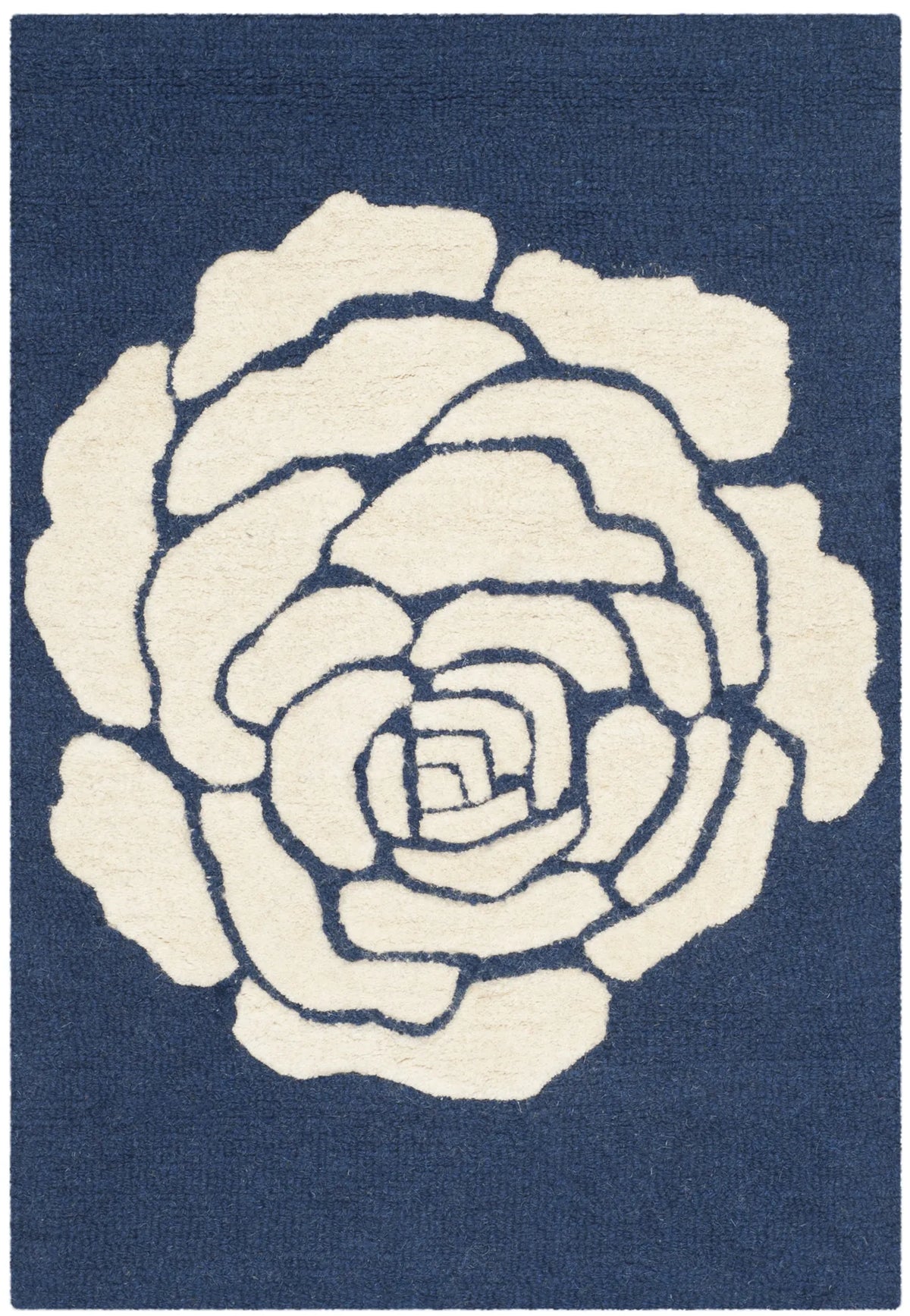 Safavieh Cambridge 2'-0" x 3'-0" Rug in Navy / Ivory