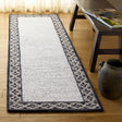 Safavieh Pine 2'-3" x 8'-0" Rug in Charcoal / Ivory