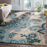 Safavieh Alr-Allure 5'-0" x 8'-0" Rug in Grey / Blue