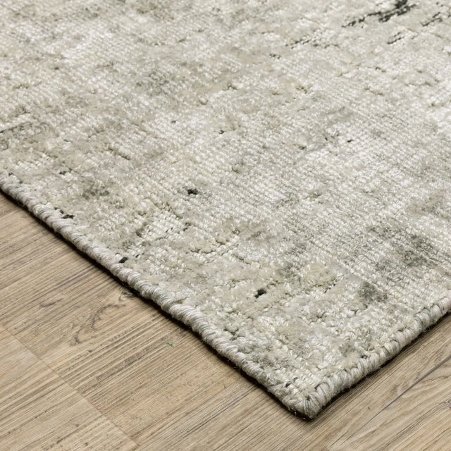 Oriental Weavers Sphinx Solstice SLS05 Black Rugs - corner detail