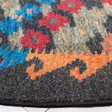 Safavieh Journey 6'-7" x 6'-7" Rug in Charcoal / Red