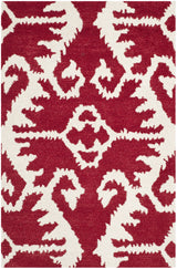 Safavieh Wyndham 2'-6" x 4'-0" Rug in Red / Ivory