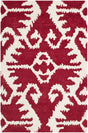 Safavieh Wyndham 2'-6" x 4'-0" Rug in Red / Ivory