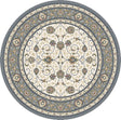 Dynamic Rugs Ancient Garden 57120 Beige/Light Blue Rugs - Round