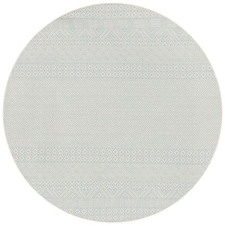 Safavieh Courtyard 5'-3" x 5'-3" Rug in Beige / Aqua
