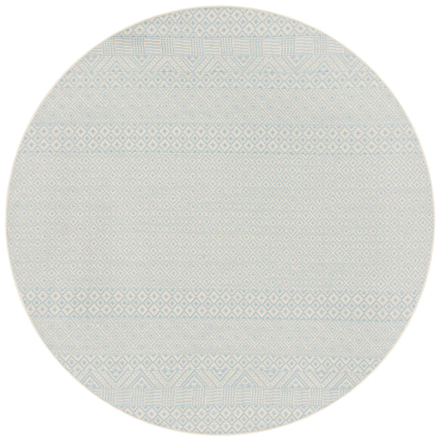 Safavieh Courtyard 5'-3" x 5'-3" Rug in Beige / Aqua