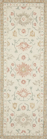 Loloi Norabel Nor-03 Ivory/Rust Rugs - runner flat