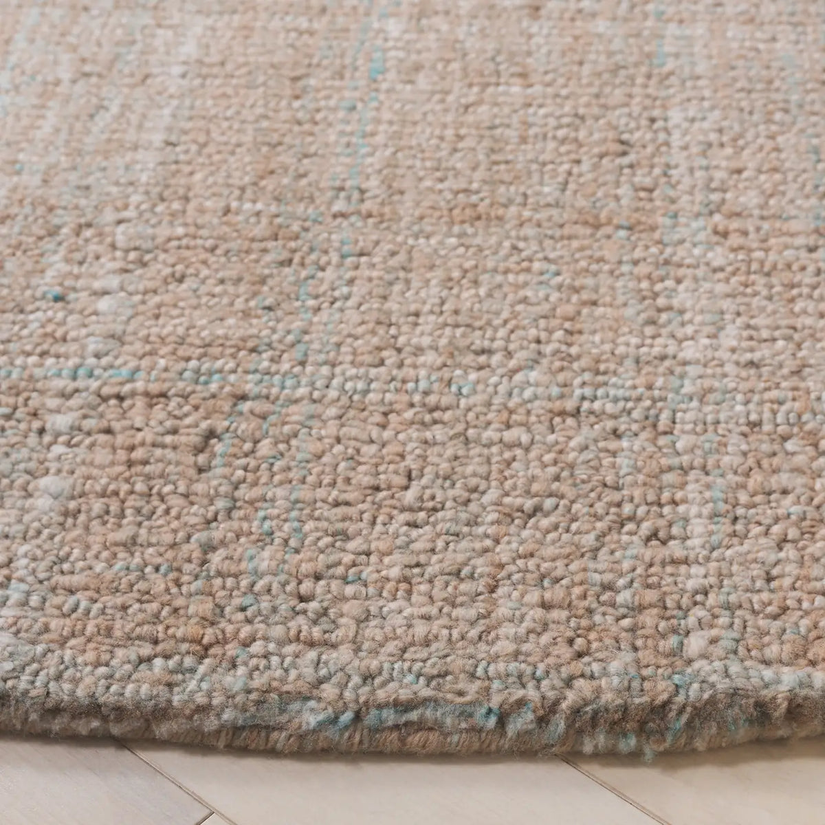 Safavieh Abstract 6'-0" x 6'-0" Rug in Aqua / Brown