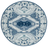 Safavieh Capri 7'-0" x 7'-0" Rug in Blue / Grey