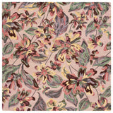 Safavieh Blossom 6'-0" x 6'-0" Rug in Pink / Gold