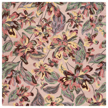 Safavieh Blossom 6'-0" x 6'-0" Rug in Pink / Gold