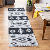 Safavieh Augustine 2'-0" x 8'-0" Rug in Black / Light Grey