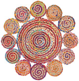 Safavieh Cape Cod 3'-0" x 3'-0" Rug in Red / Multi