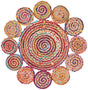 Safavieh Cape Cod 3'-0" x 3'-0" Rug in Red / Multi