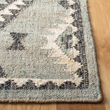 Safavieh Kilim 4'-0" x 6'-0" Rug in Blue / Black