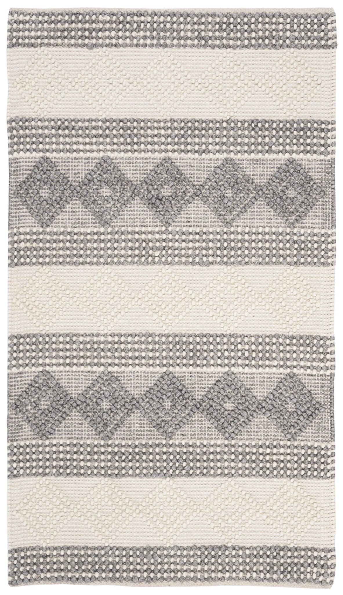 Safavieh Natura 3'-0" x 5'-0" Rug in Grey / Ivory