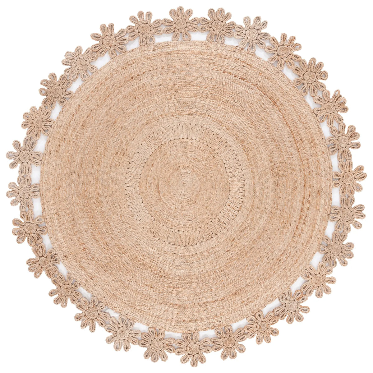 Safavieh Natural Fiber 6'-0" x 6'-0" Rug in Natural