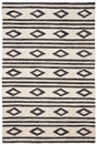 Safavieh Micro-Loop 3'-0" x 5'-0" Rug in Ivory / Charcoal