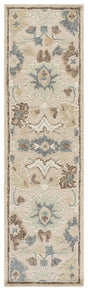 Safavieh Ebony 2'-3" x 8'-0" Rug in Beige / Grey