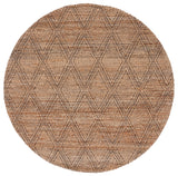 Safavieh Natural Fiber 6'-0" x 6'-0" Rug in Natural / Black