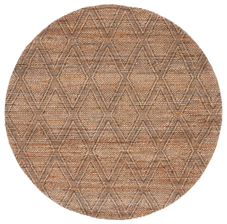 Safavieh Natural Fiber 6'-0" x 6'-0" Rug in Natural / Black