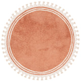 Safavieh Easy Care 3'-0" x 3'-0" Rug in Rust / Ivory