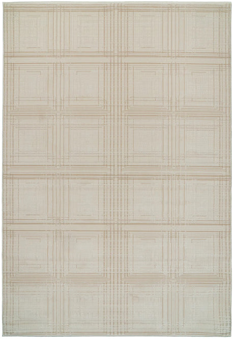 Dynamic Rugs Montrose 1780 Power Loomed Modern Cream/Beige Rug - Rectangular