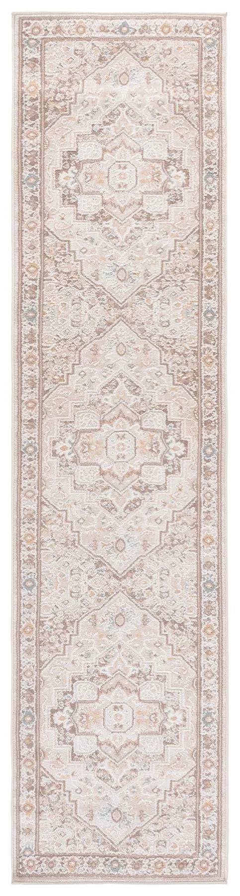 Safavieh Sydney 2'-0" x 8'-0" Rug in Beige / Brown Ivory