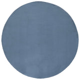 Safavieh Faux Rabbit Fur 6'-0" x 6'-0" Rug in Dark Grey