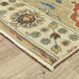Oriental Weavers Sphinx Francesca Fr05D Beige/ Multi Rug - corner detail
