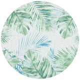 Safavieh Barbados 500 5'-3" x 5'-3" Rug in Green / Teal