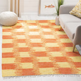 Safavieh Montauk 4'-0" x 6'-0" Rug in Yellow / Orange