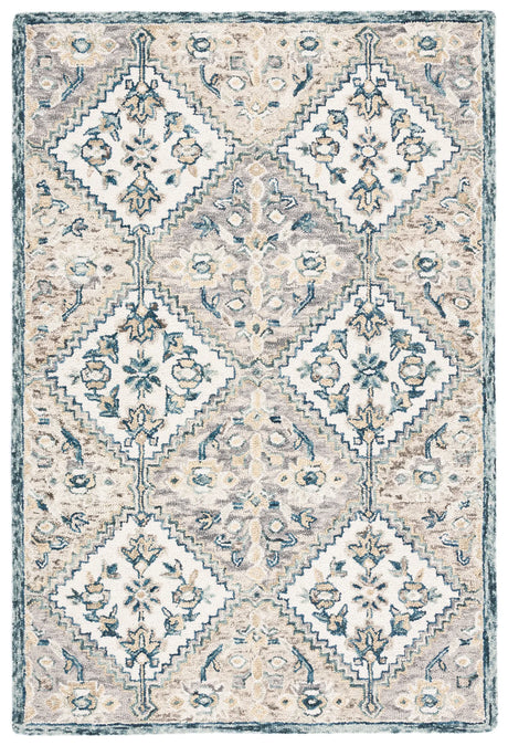 Safavieh Aspen 4'-0" x 6'-0" Rug in Grey / Ivory