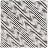 Safavieh Metro 6'-0" x 6'-0" Rug in Black / Beige