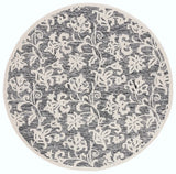 Safavieh Martha Stewart 6'-0" x 6'-0" Rug in Black / Ivory