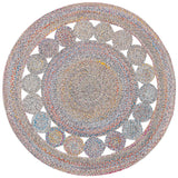 Safavieh Cape Cod 3'-0" x 3'-0" Rug in Yellow / Pink