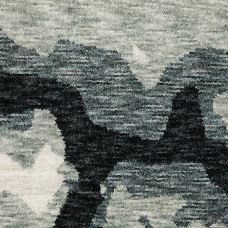 Oriental Weavers Sphinx ECHO ECH08 Blue Abstract Rugs - room scene 2
