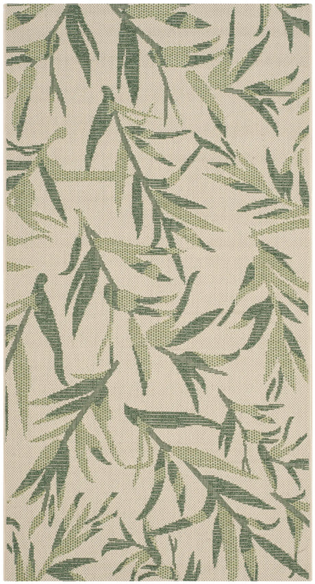 Safavieh Courtyard 2'-7" x 5'-0" Rug in Beige / Sweet Pea